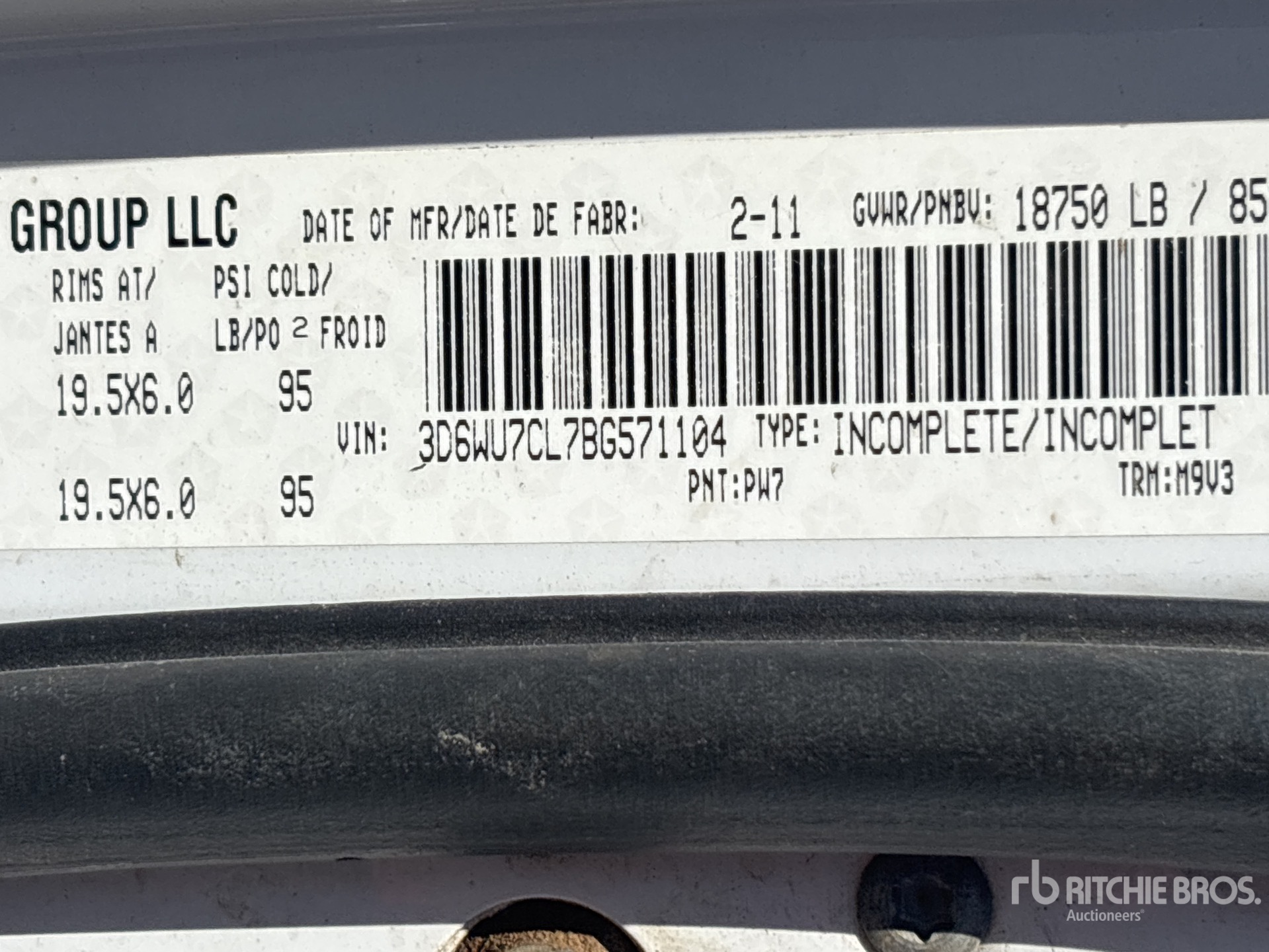 2011 Dodge 5500 4x4 Crew Cab Welding Truck