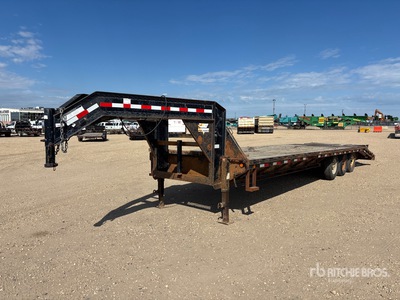 2010 PJ 25 ft Tri/A Gooseneck مقطورة معدات
