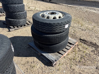 Quantity of (3) Michelin 275/70R22.5 Tires