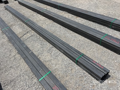 Quantity of (8) Kit Containers 12 Gauge 2 in x 3 in Steel Tube