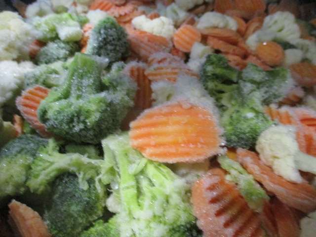 Quantity of (40) Bins of Mixed Frozen Vegetables