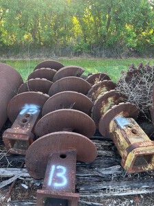 Quantity of (3) Foundation Drill Augers