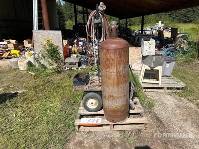 Quantity of (2) Steel Oxygen Tank