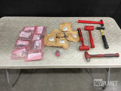 (18) Hardware Kits, (5) Mallets & Hammers, (7) Connectors & Assorted Items