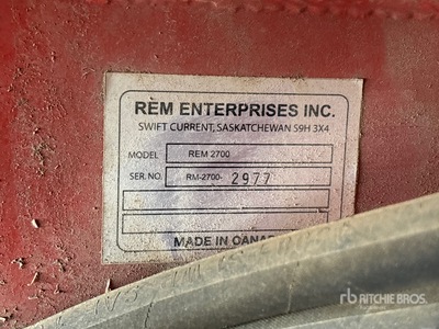 2011 REM 2700 Grain Vac