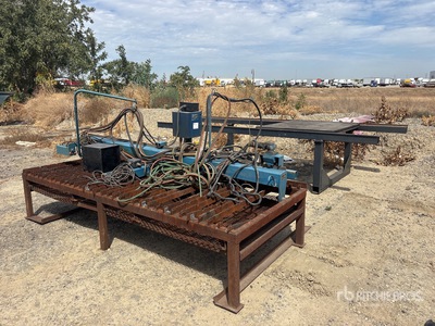 1987 KN Aronson IK-1200 HS Skid-Mounted Cortadora de Plasma