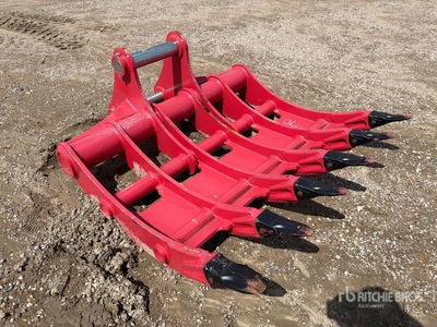 2025 Raytree RER336-65 65 in Excavator Rake - Fits CAT 336
