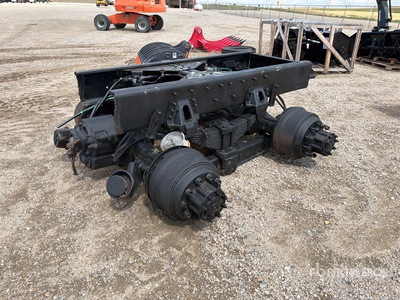 Truck Frame, Hendrickson Walking Beam Suspension, Meritor Drive Axles
