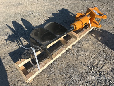 2026 GIYI 400 mm Excavator Auger - Fits Cat 305 (Unused)