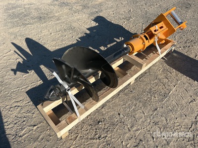 2026 GIYI 400 mm Excavator Auger - Fits Cat 305 (Unused)