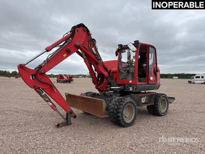 2014 Wacker Neuson EW100 Pelle Sur Pneus Wheel Excavator (Inoperable)