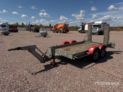 ECIM 350AF T/A Remorque 2 Essieux Equipment Trailer