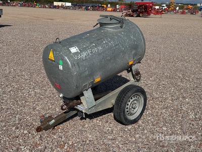 Hubiere H111T11CN 500 L S/A Citerne A Eau 1 Essieu Water Tank Trailer