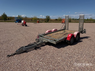 Hubiere H212L14CF T/A Remorque 2 Essieux Equipment Trailer