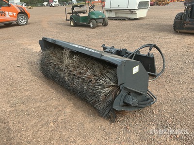 73 in Angle Skid Steer Broom