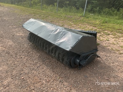 71 in Angle Skid Steer Broom