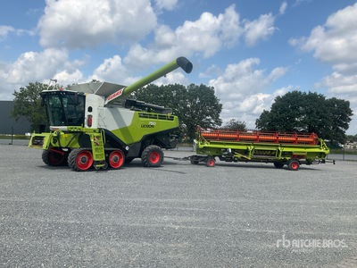 2019 Claas Lexion 750TT حصادة مجمعة