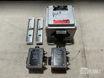 (12) Fluorescent Bulbs, (1) Junction Box & Assorted Items