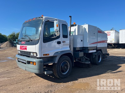 Elgin Eagle on 2008 GMC T7500 Camion balai