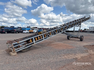 2009 Better BE3660C 36 in x 60 ft Portable Radial Stacking Conveyor