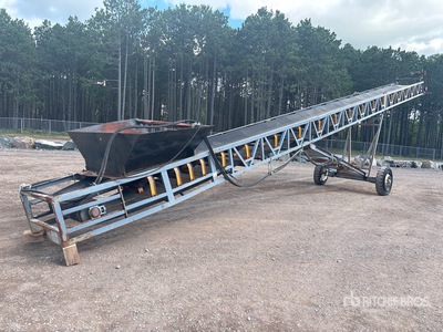 2009 Better BE3660C 36 in x 60 ft Portable Radial Stacking Conveyor