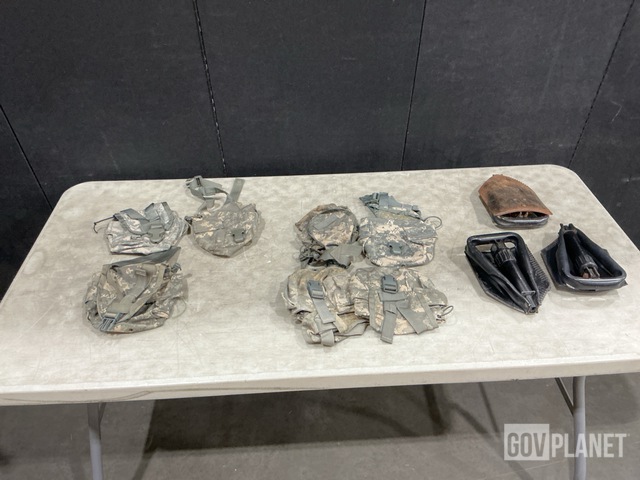 (204) General Purpose Canteen Pouches, (15) Water Canteens & Assorted Items