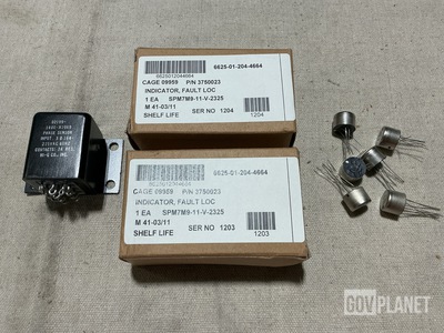(1) Phase Sensor, (2) Fault Locating Indicators & Assorted Items