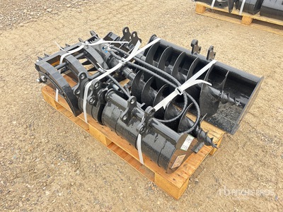 Quantity of (9) 2026 AGT 12EX-ATA Mini Excavator Attachments Attacco per escavatore (Unused)