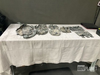 (76) Canteen Pouches, (13) Pairs of Trousers, (6) Jackets & Assorted Items