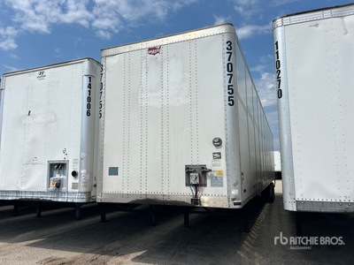 2023 Wabash 53 ft x 102 in T/A Van Trailer
