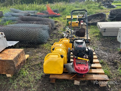 Southland Gas Powered Lawn Edger w/ 4 Yellow Fuel Cans