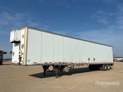 2001 Wabash 53 ft x 102 in T/A Heated Semi-remorque fourgon