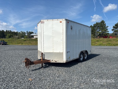 2014 United Trailers 14 ft T/A Enclosed Trailer