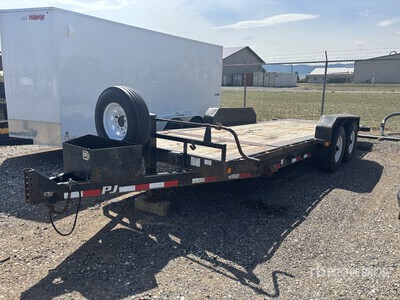 2018 PJ Trailers TJ202 20 ft T/A Remorque Basculante Pour Équipement