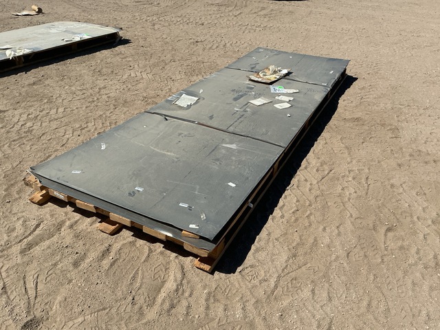 (2) 12’ x 48” x 0.063” Metal Sheets (2) 12’ x 48” x 0.063” Metal Sheets