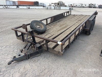 2000 Texas Bragg 20 ft T/A Remorque utilitaire