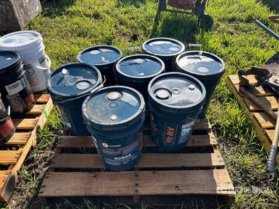Quantity of (7) 5 gal Pails of Klondike AW 46 Hydraulic Oil