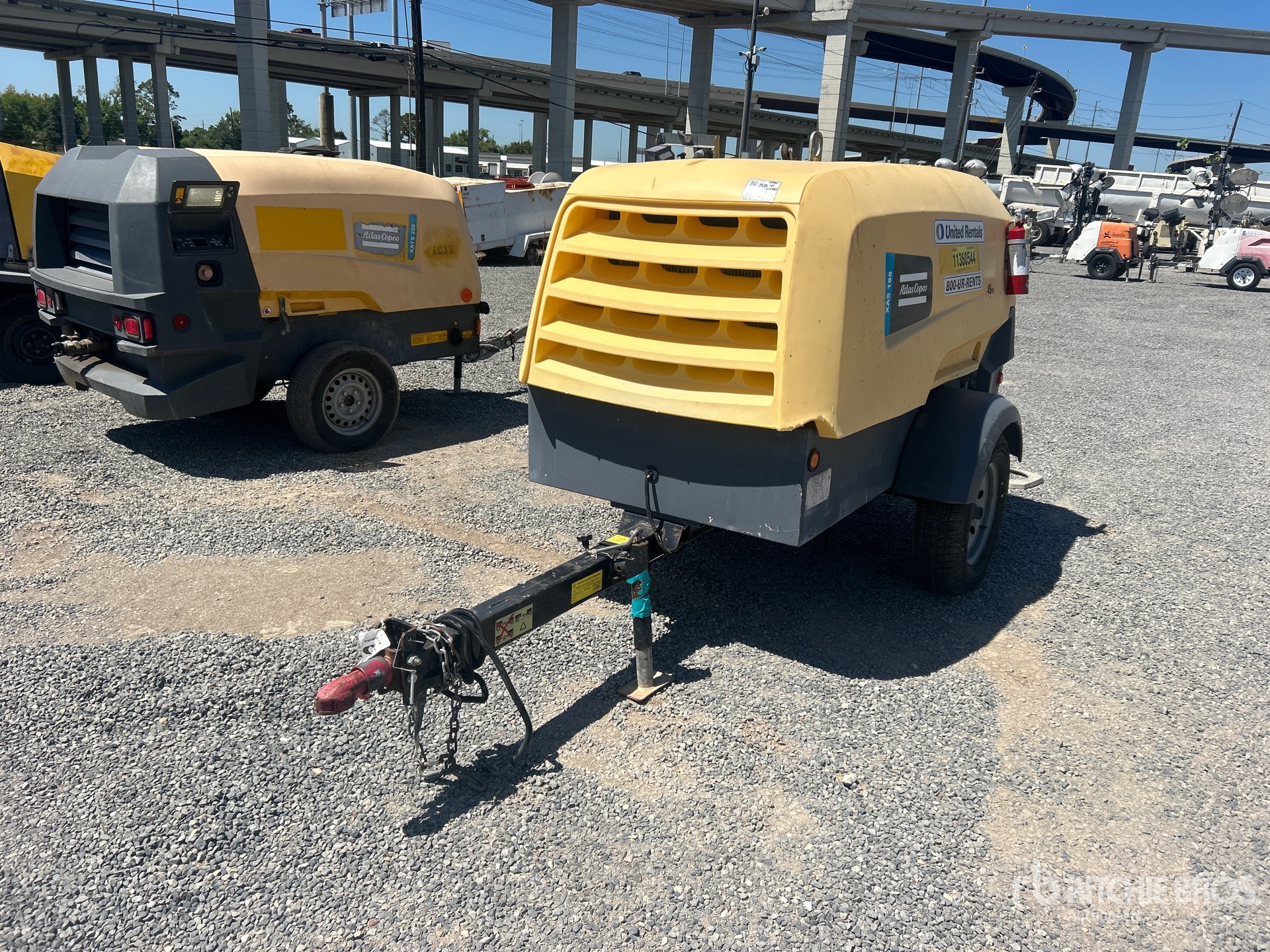 2022 Atlas Copco XAS188 KD T4F 188 cfm Mobile Air Compressor