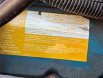 Engine with Emission Label