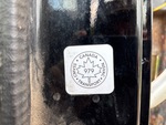 General Appearance with Motor Vehicle Safety Standards Label