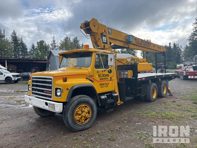 RO 175-73 32000 lb Straight Boom on 1988 International F1954 6x4 Camión Grúa