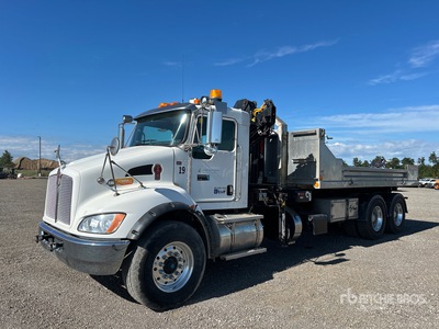 2017 Hiab 088 B-3 CLX 4100 kg Knuckle Boom on 2018 Kenworth T300 6x4 Camión Grúa
