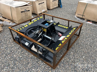 2026 AGT EXRC54 54 in Q/C Excavator Brush Cutter - Fits Cat 308 (Unused)