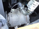 Engine with A/C Compressor