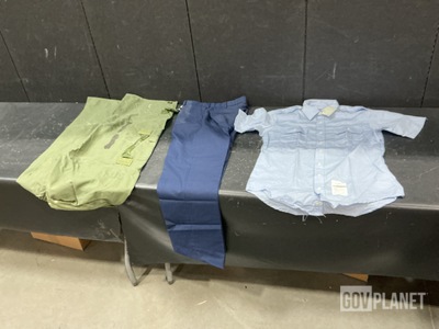 (19) Men's Shirts, (72) Pairs of Men's Trousers & Assorted Items
