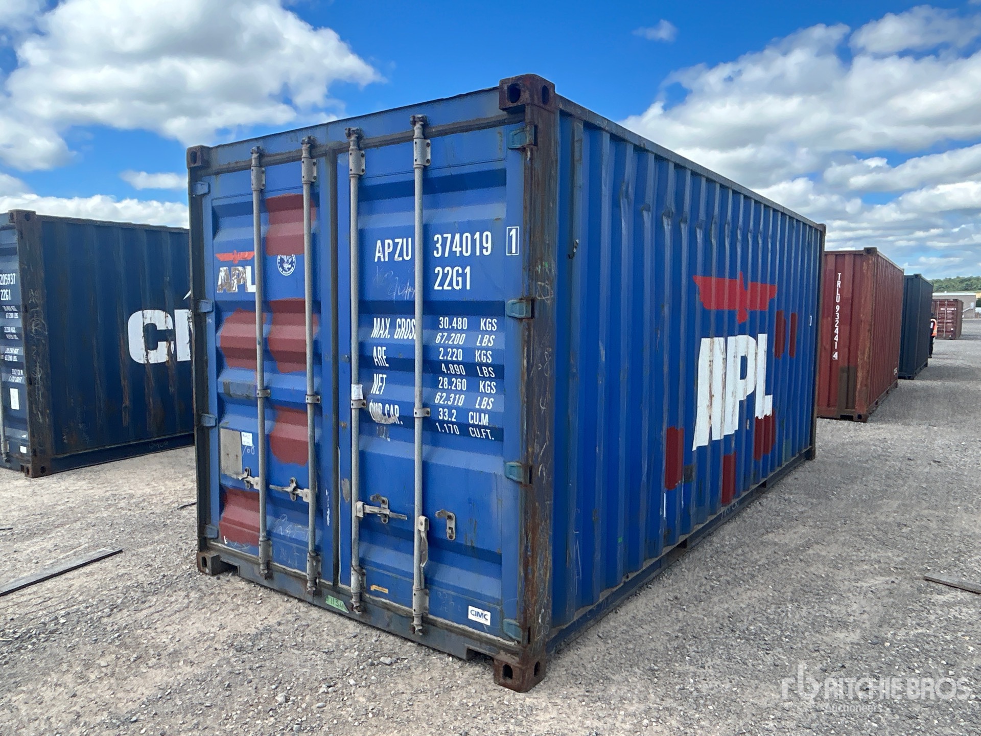 2008 20 ft Standard Storage Container