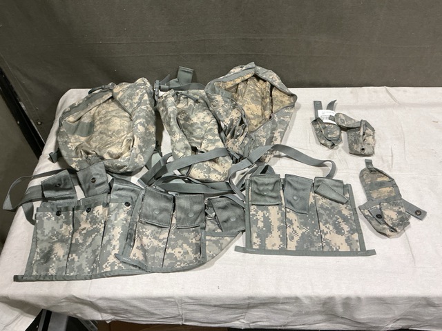 (81) Waist Packs, (253) Bandoleer Ammunition Pouches & (691) Grenade Pouches (81) Waist Packs, (253) Bandoleer Ammunition Pouches & (691) Grenade Pouches