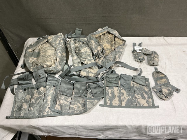 (81) Waist Packs, (253) Bandoleer Ammunition Pouches & (691) Grenade Pouches