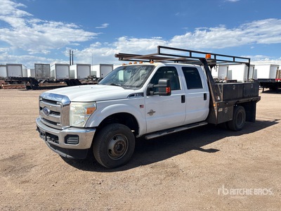 2013 Ford F-350 XLT 4x4 Crew Cab Camión Caja Abierta