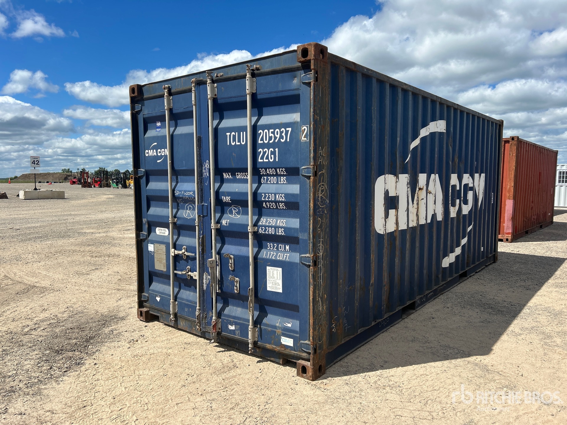 2008 20 ft Standard Storage Container